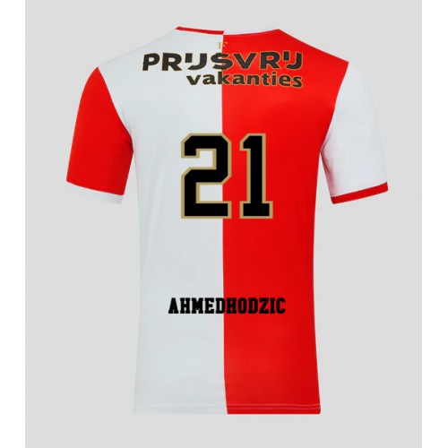 Maglia Calcio Feyenoord Anel Ahmedhodzic #21 Prima Divisa 2025-26 Manica Corta